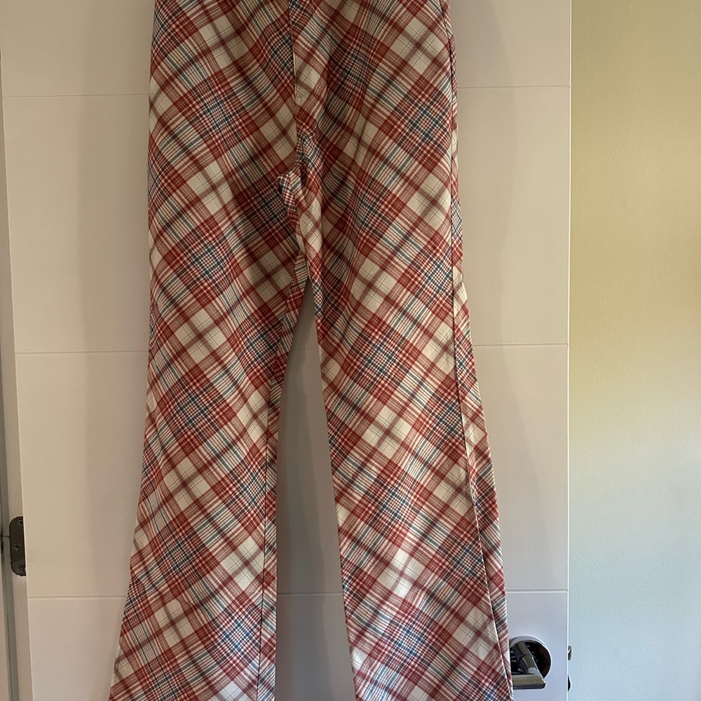 ROLLA'S Red and White Plaid Women's Pants